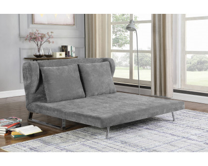 Coaster - Vera Upholstered Sofa Bed in Gray