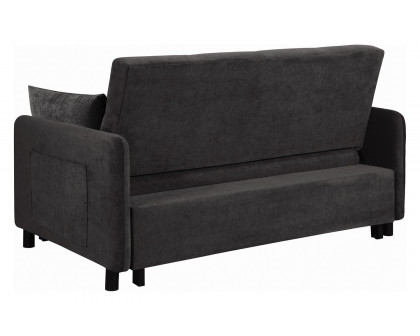 Coaster - Underwood Tufted Sleeper Sofa Bed in Charcoal