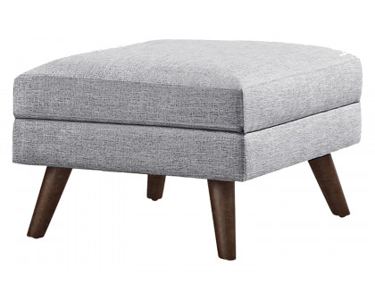 Coaster - Churchill Button Tufted Corner Sofa in Gray