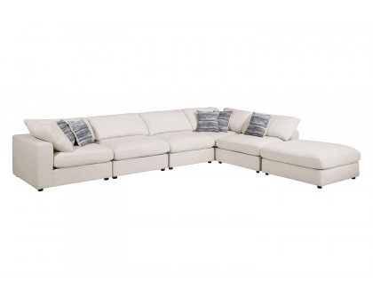 Coaster 6-Piece Upholstered Modular Sectional - Beige