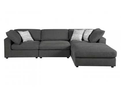 Coaster 6-Piece Upholstered Modular Sectional - Charcoal