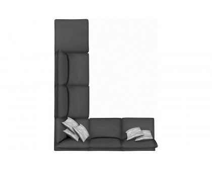 Coaster™ Serene Upholstered Corner - Charcoal