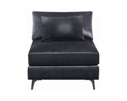 Coaster™ Schwartzman Removable Cushion Armless Chair - Charcoal