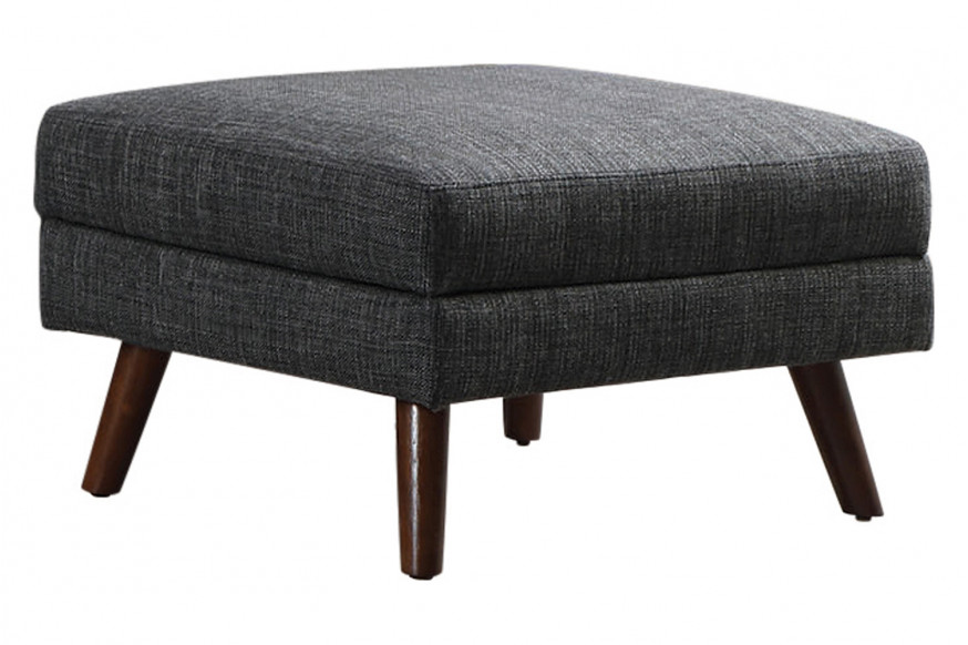 Coaster™ Churchill Rectangular Ottoman - Dark Gray