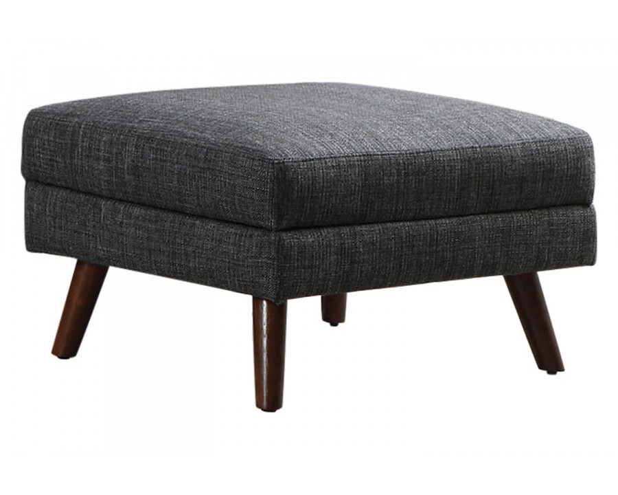 Coaster - Churchill Rectangular Ottoman in Dark Gray