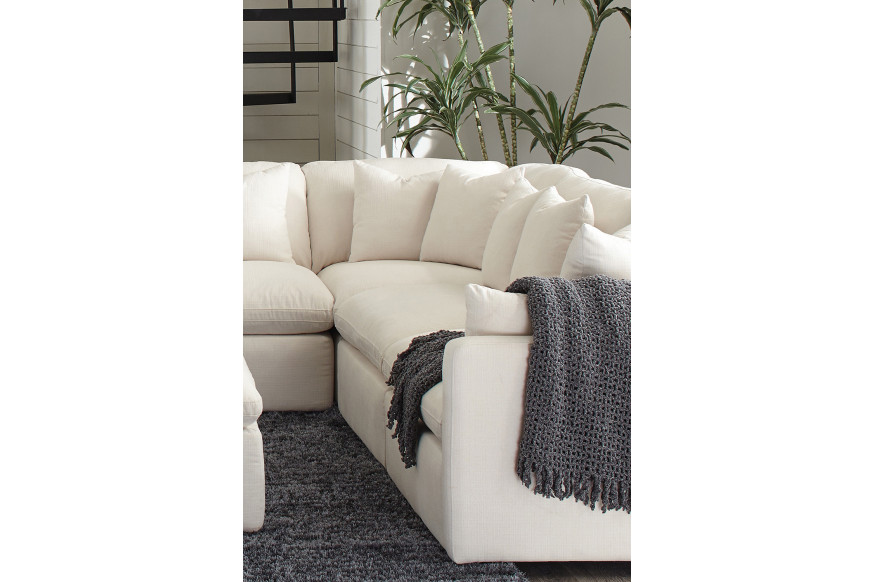 Coaster™ Hobson Cushion Back Corner - Off-White