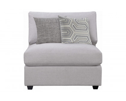 Coaster™ Cambria Upholstered Armless Chair - Gray