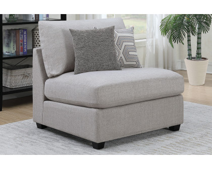 Coaster™ Cambria Upholstered Armless Chair - Gray