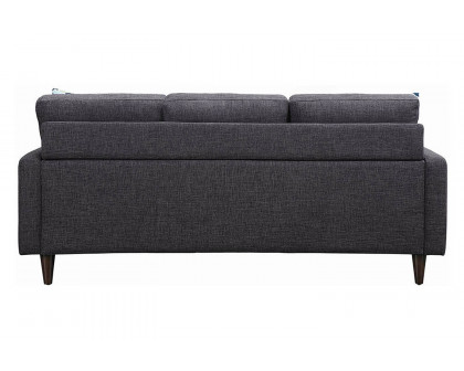 Coaster - Watsonville Tufted Back Sofa in Gray