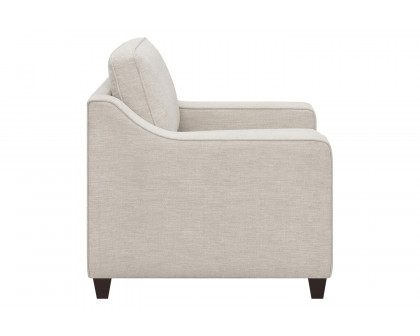 Coaster™ Christine Upholstered Cushion Back Chair - Beige