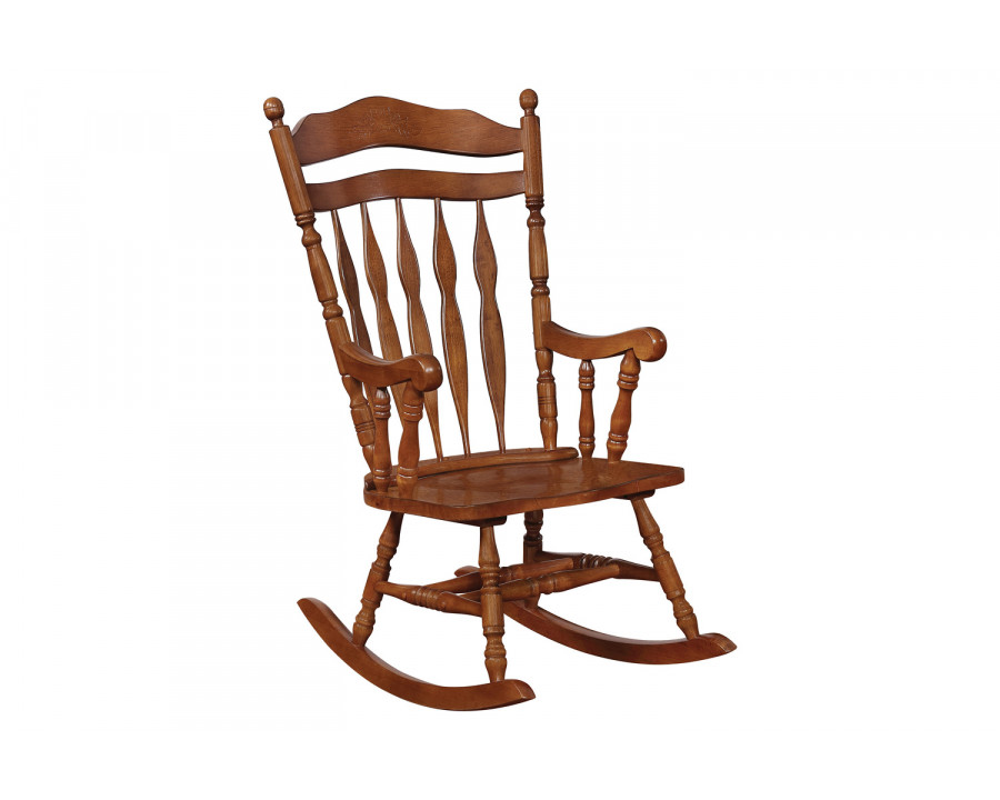 Coaster Windsor Rocking Chair - Medium Brown