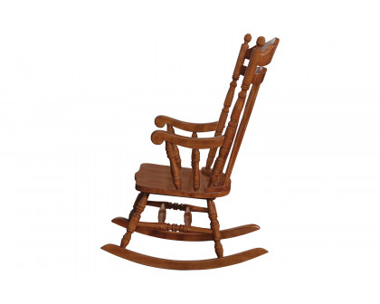 Coaster Windsor Rocking Chair - Medium Brown