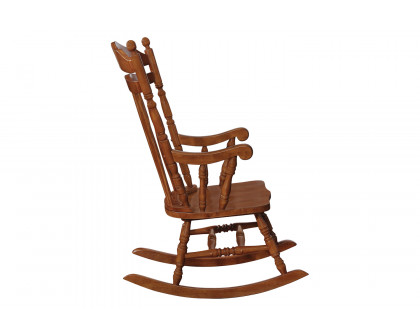 Coaster Windsor Rocking Chair - Medium Brown