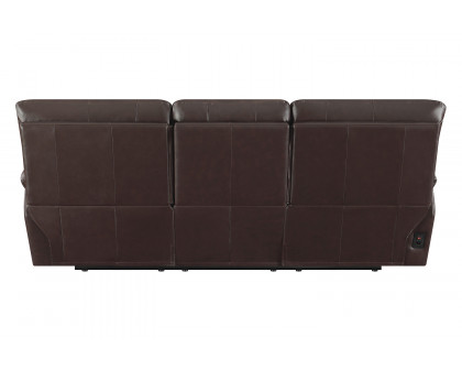 Coaster - Clifford Pillow Top Arm Motion Sofa in Chocolate