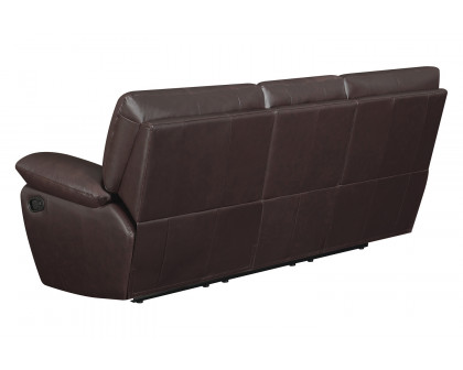 Coaster - Clifford Pillow Top Arm Motion Sofa in Chocolate