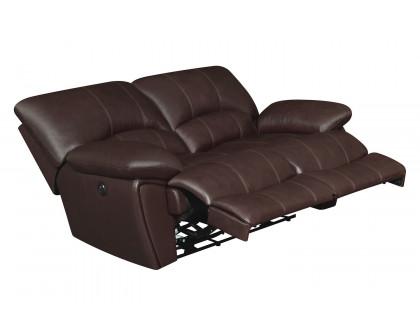 Coaster - Clifford Pillow Top Arm Motion Loveseat in Chocolate