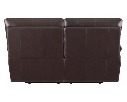 Coaster - Clifford Pillow Top Arm Motion Loveseat in Chocolate