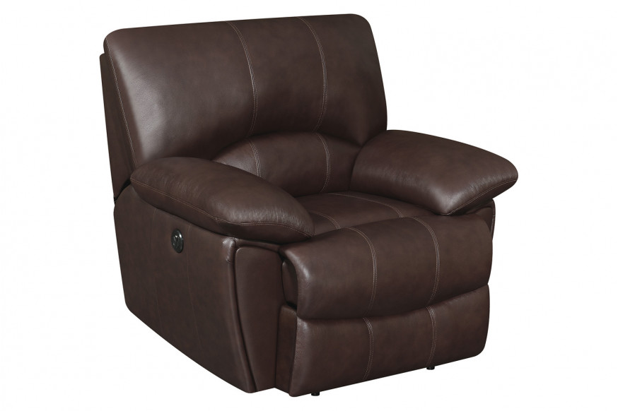 Coaster™ Clifford Pillow Top Arm Recliner - Chocolate