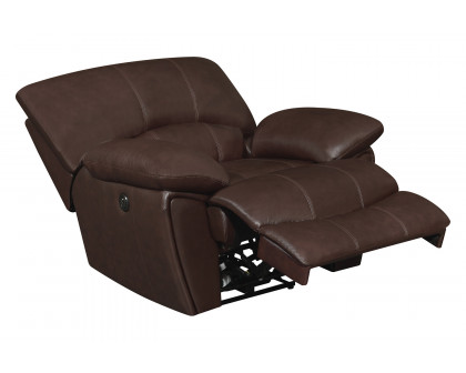 Coaster™ Clifford Pillow Top Arm Recliner - Chocolate