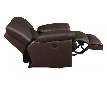 Coaster™ Clifford Pillow Top Arm Recliner - Chocolate