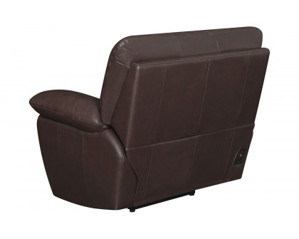 Coaster™ Clifford Pillow Top Arm Recliner - Chocolate