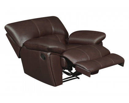 Coaster™ Clifford Pillow Top Arm Recliner - Chocolate