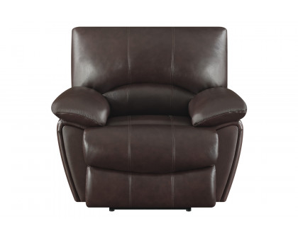 Coaster™ Clifford Pillow Top Arm Recliner - Chocolate