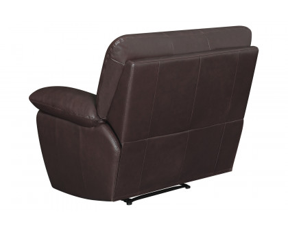 Coaster™ Clifford Pillow Top Arm Recliner - Chocolate