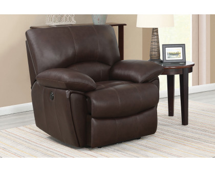 Coaster™ Clifford Pillow Top Arm Recliner - Chocolate