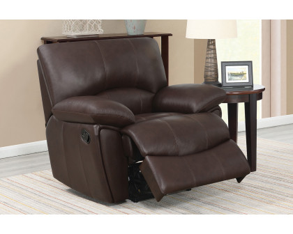 Coaster™ Clifford Pillow Top Arm Recliner - Chocolate