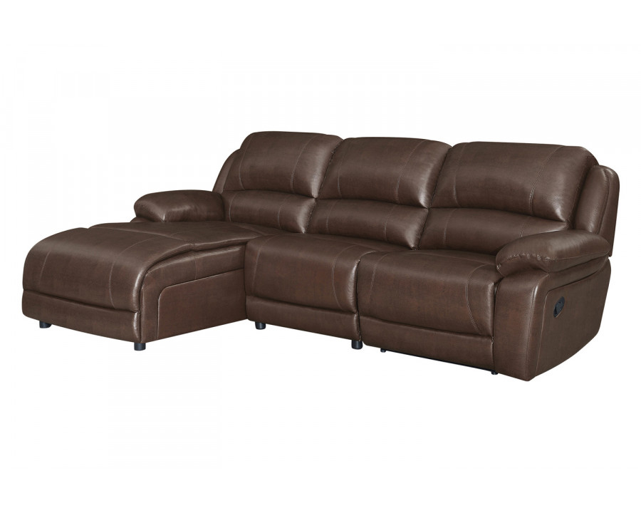 Coaster - Mackenzie 3-Piece Upholstered Tufted Motion Sectional with Armless Chair