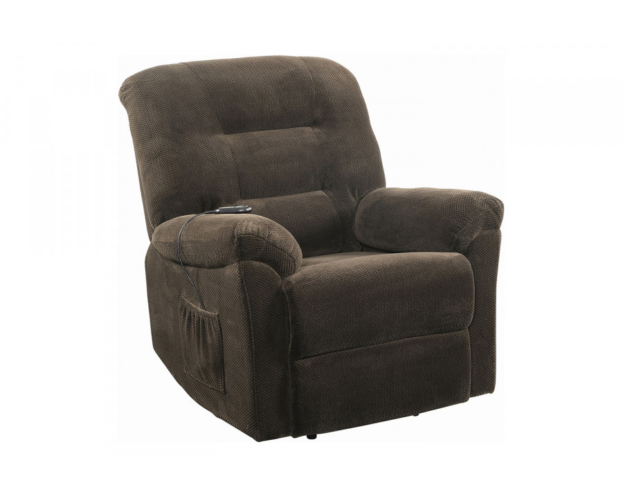 Coaster - Upholstered Power Lift Recliner