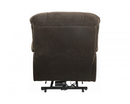 Coaster™ Upholstered Power Lift Recliner - Chocolate