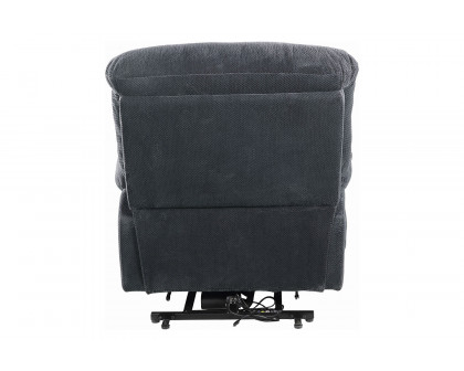 Coaster™ Upholstered Power Lift Recliner - Charcoal