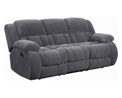 Coaster Weissman Pillow Top Arm Motion Sofa - Charcoal