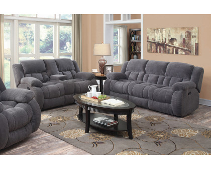 Coaster Weissman Pillow Top Arm Motion Sofa - Charcoal