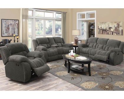 Coaster Weissman Pillow Top Arm Motion Sofa - Charcoal