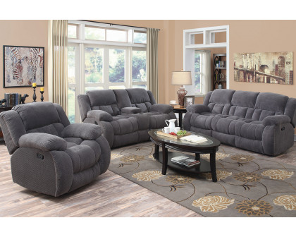 Coaster Weissman Pillow Top Arm Motion Sofa - Charcoal