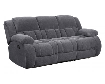 Coaster™ Weissman Upholstered Tufted Living Room Set - Charcoal