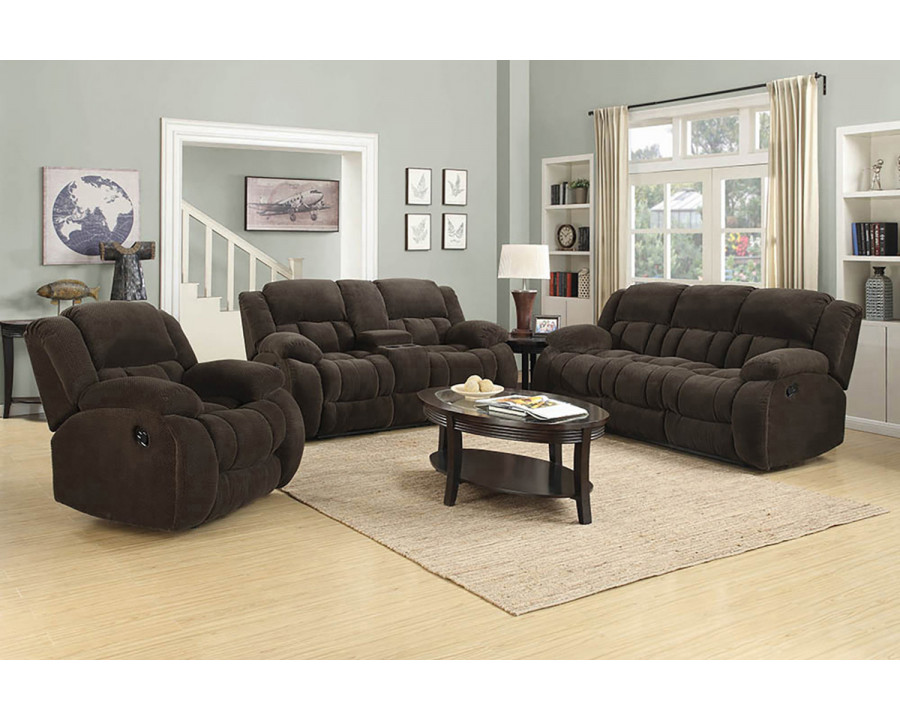 Coaster - Weissman Upholstered Tufted Living Room Set