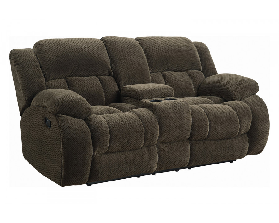 Coaster - Weissman Motion Loveseat with Console