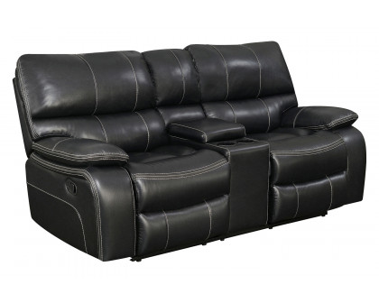 Coaster Willemse Upholstered Pillow Top Arm Living Room Set - Black