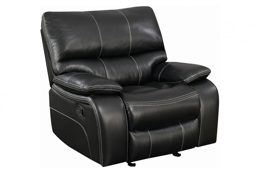 Coaster™ Willemse Upholstered Glider Recliner - Black