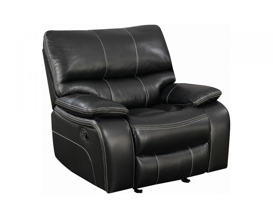 Coaster Willemse Upholstered Glider Recliner - Black