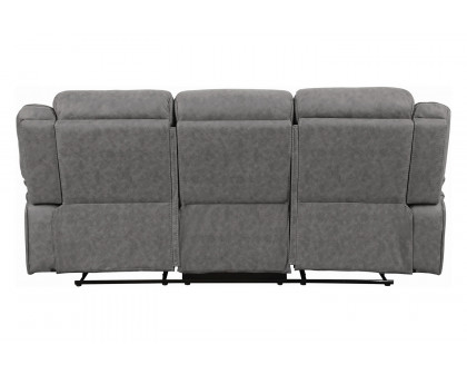 Coaster Higgins Pillow Top Arm Upholstered Motion Sofa - Gray