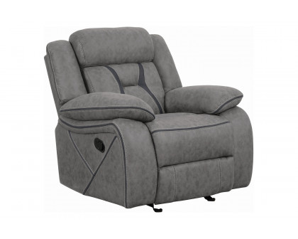 Coaster - Higgins Overstuffed Upholstered Glider Recliner