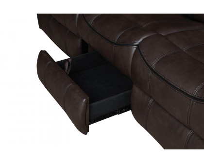 Coaster Sawyer Pillow Top Arm Motion Sofa - Cocoa