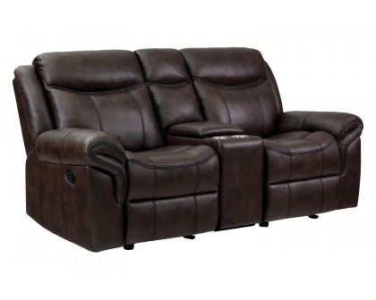 Coaster Sawyer Upholstered Tufted Living Room Set - Cocoa Brown