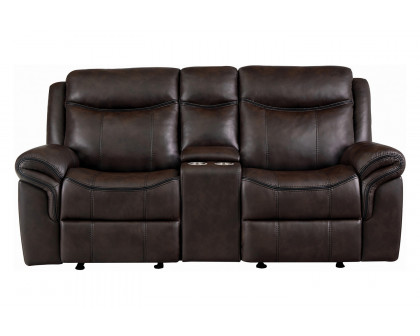 Coaster - Sawyer Glider Loveseat with Console