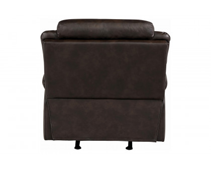 Coaster™ Sawyer Upholstered Glider Recliner - Cocoa